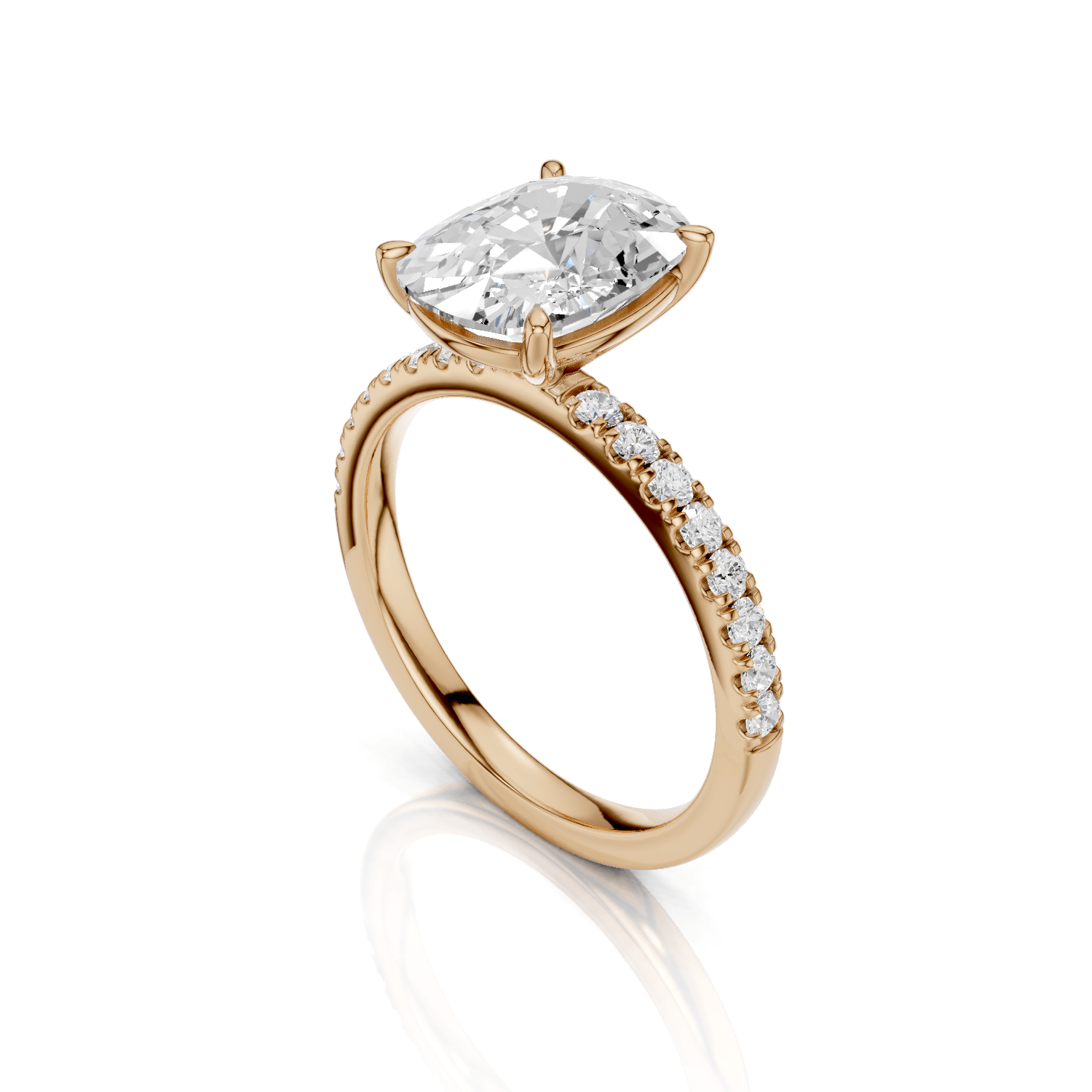 MEGAN - Cushio Ring - Lab Grown - Darbin Jewelry