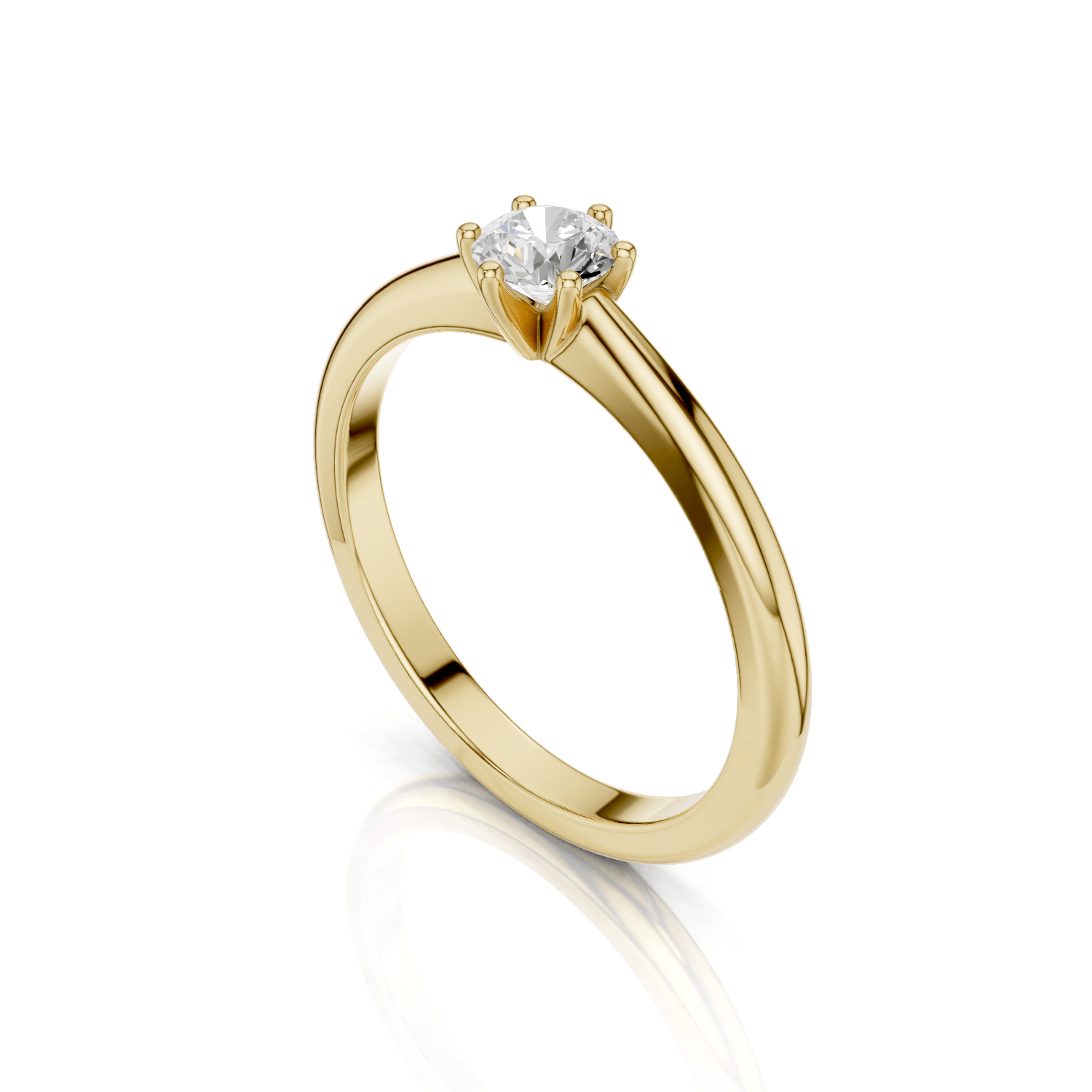 MINA - Solitaire Ring - Lab Grown - Darbin Jewelry