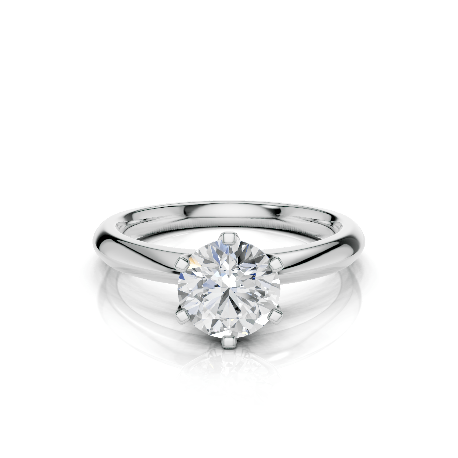 NAOMI Solitaire Ring - Lab Grown Diamond R02514 - Darbin Jewelry