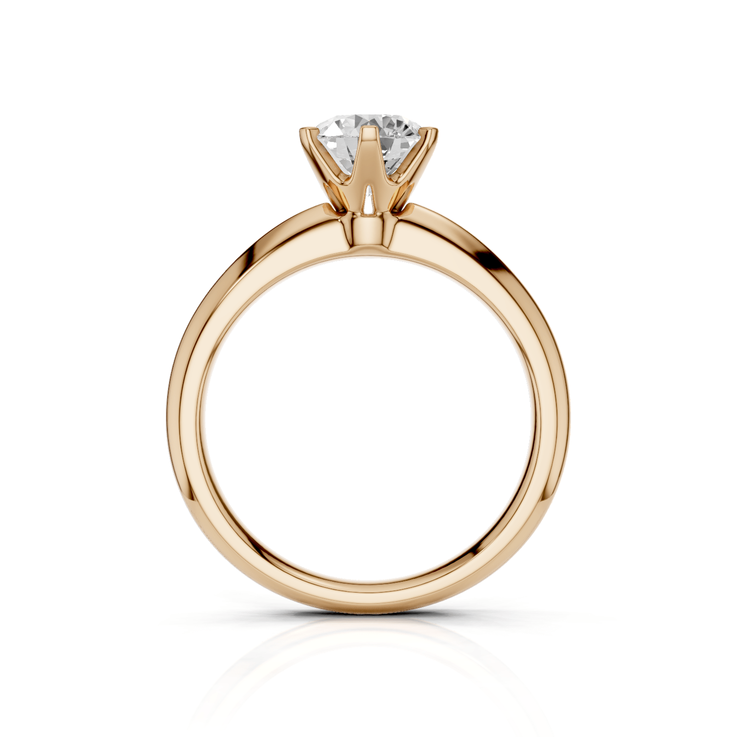 NAOMI Solitaire Ring - Lab Grown Diamond R02514 - Darbin Jewelry