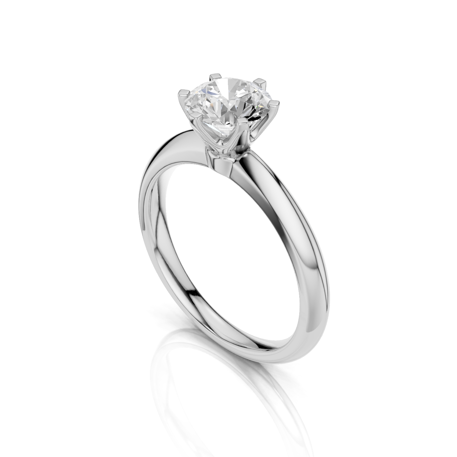 NAOMI Solitaire Ring - Lab Grown Diamond R02514 - Darbin Jewelry