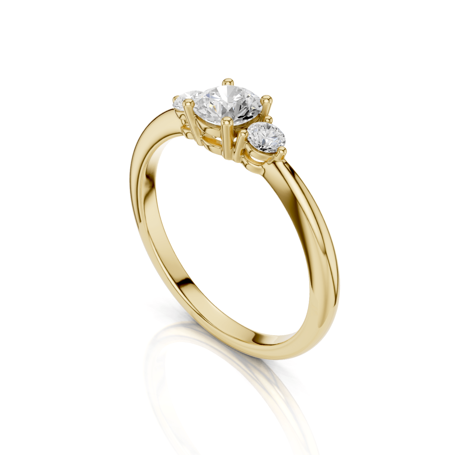 TESSA - Trilogie Ring - Lab Grown - Darbin Jewelry