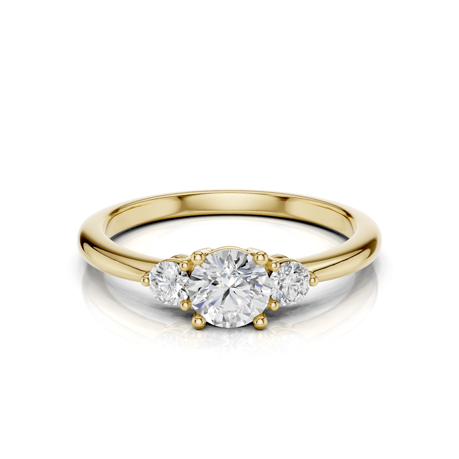 TESSA - Trilogie Ring - Lab Grown - Darbin Jewelry