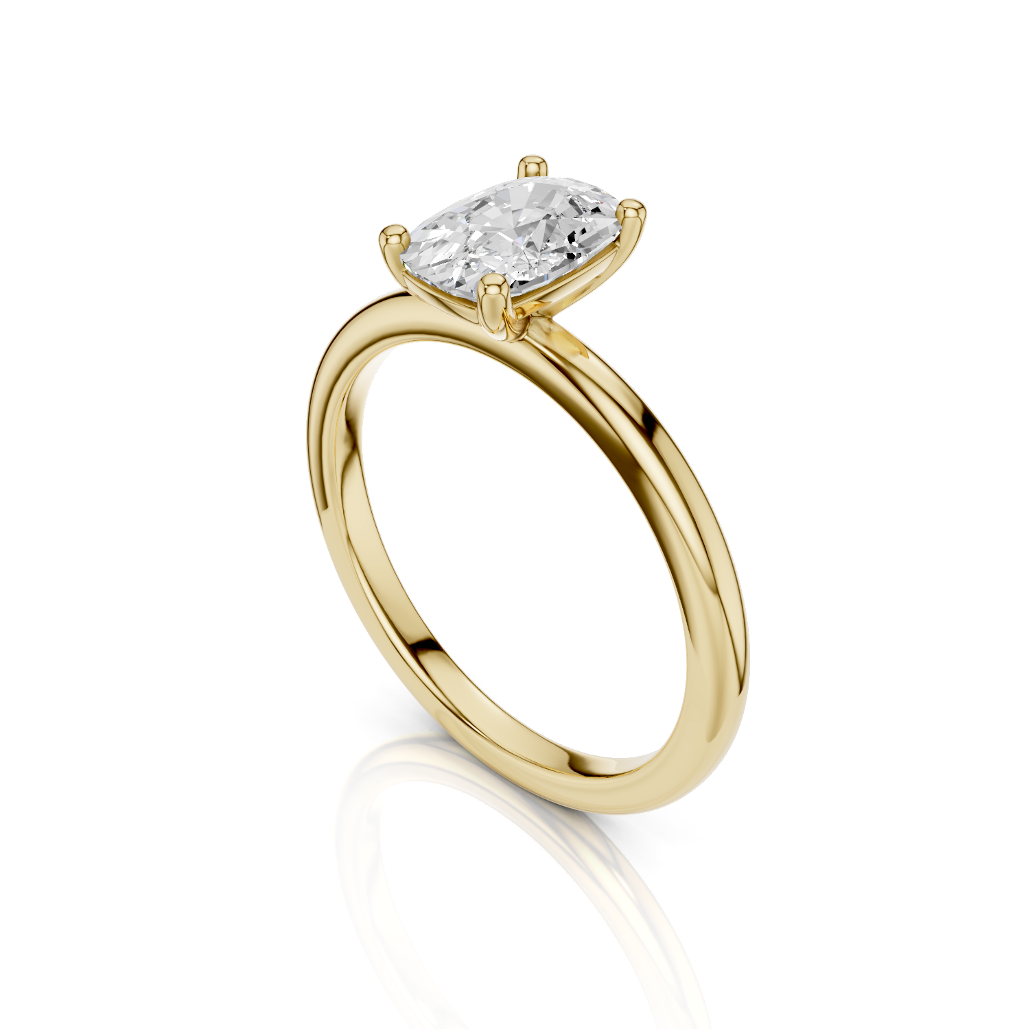 AMY Solitaire Ring - Lab Grown Diamant R02127