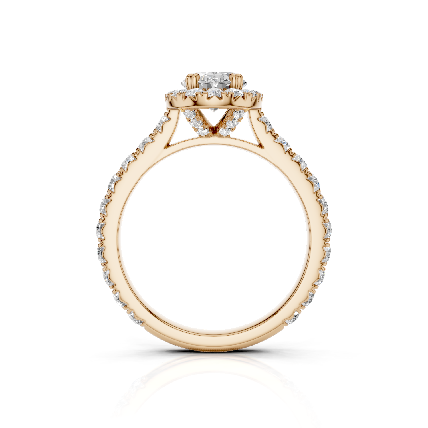 Halo Ring - Lab Grown DYOR62-Oval