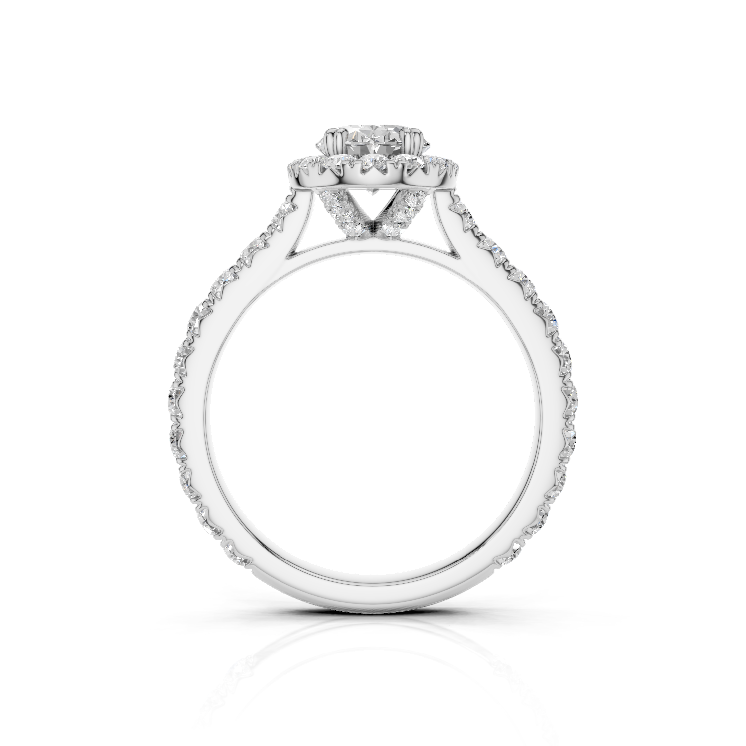 Halo Ring - Lab Grown DYOR62-Oval