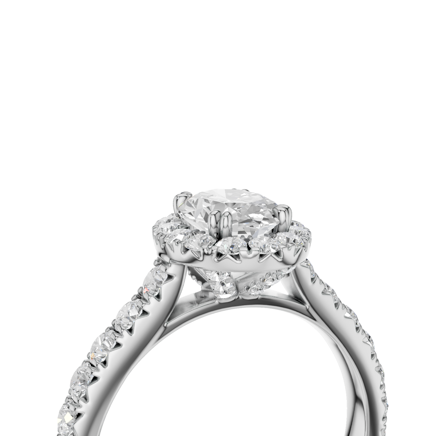 Halo Ring - Lab Grown DYOR62-Oval