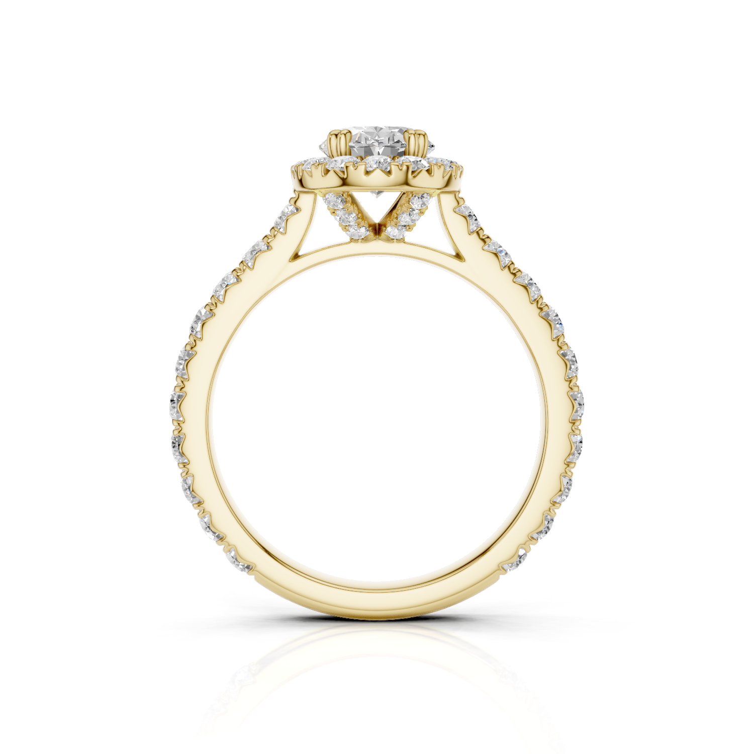 Halo Ring - Lab Grown DYOR62-Oval