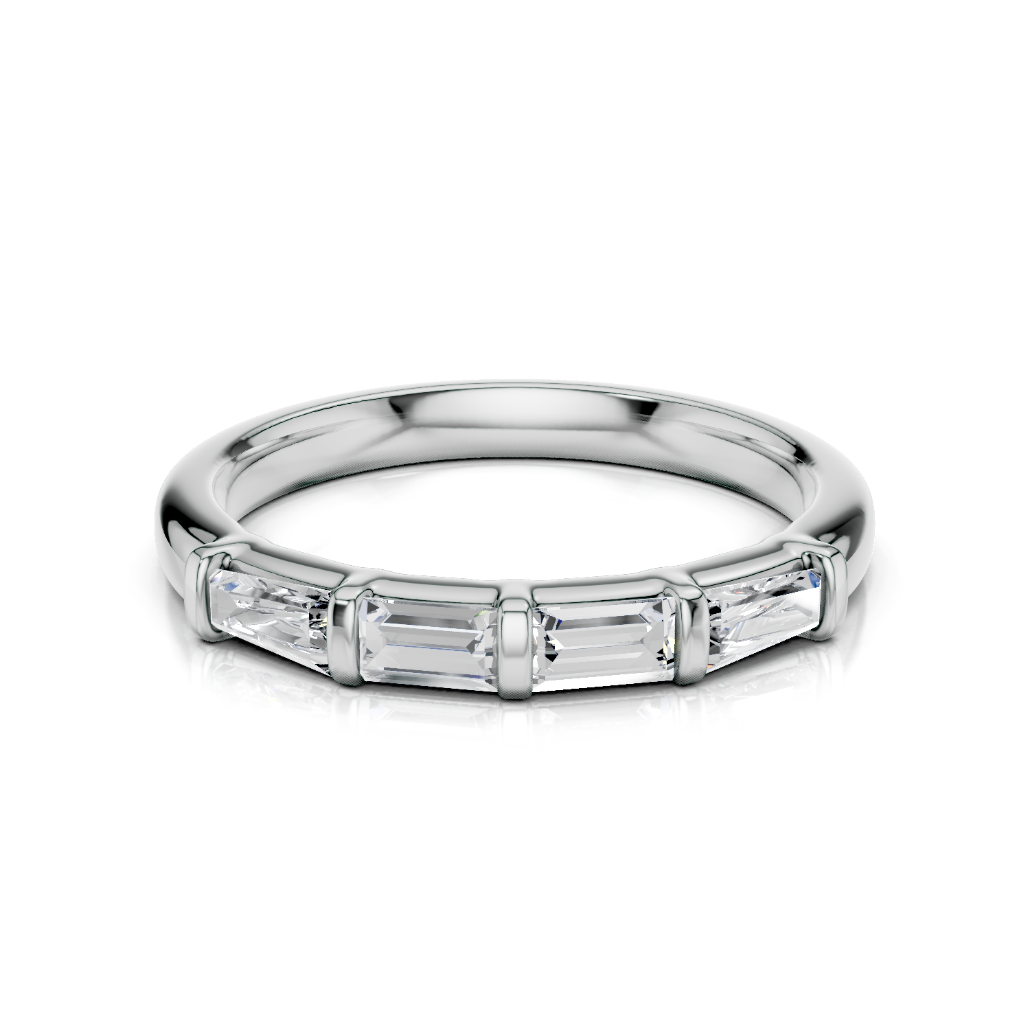 4x Baguette - Lab Grown Diamant R00636