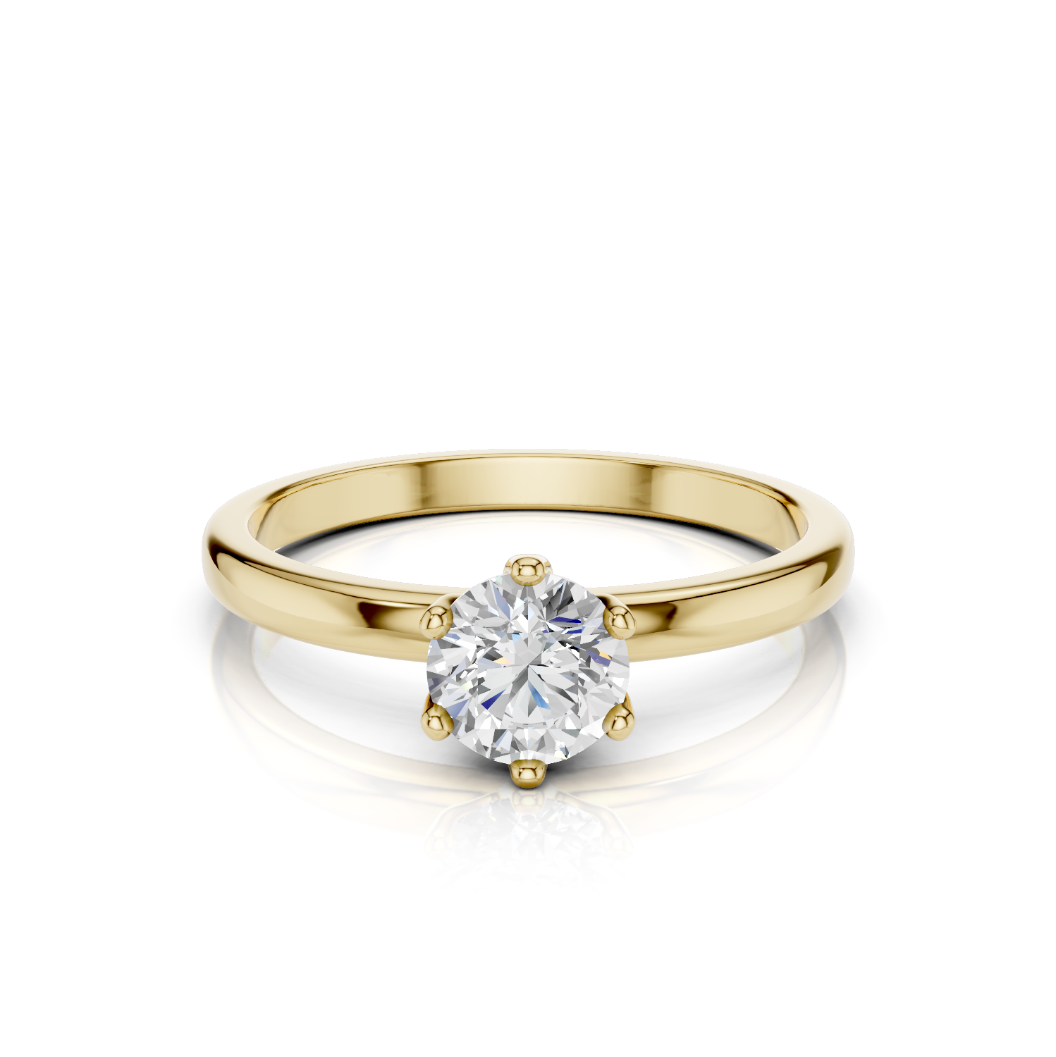 LILLY Solitaire Ring - Lab Grown