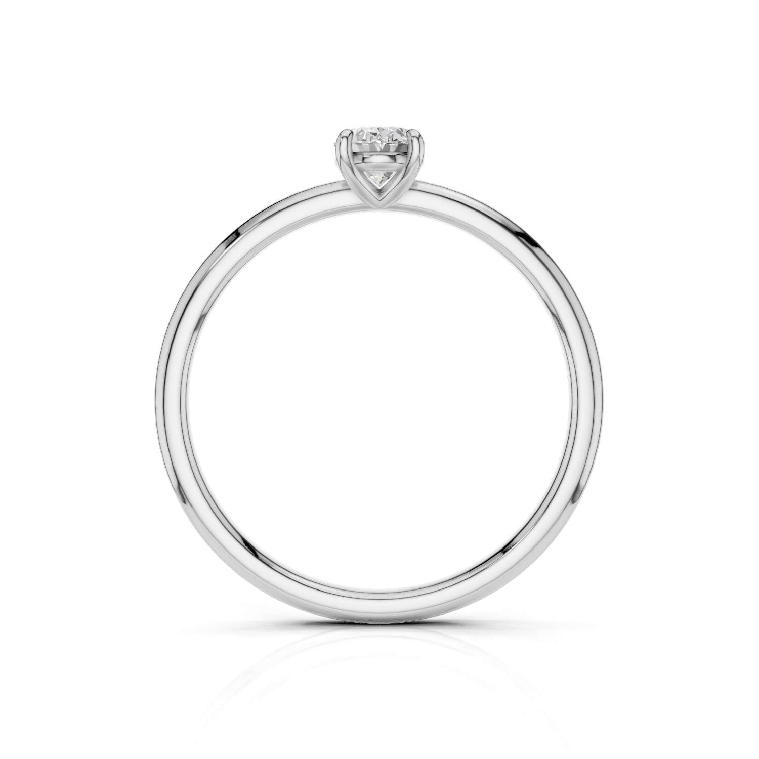 ANNA Solitaire Ring - Lab Grown Diamant R02608 - Darbin Jewelry
