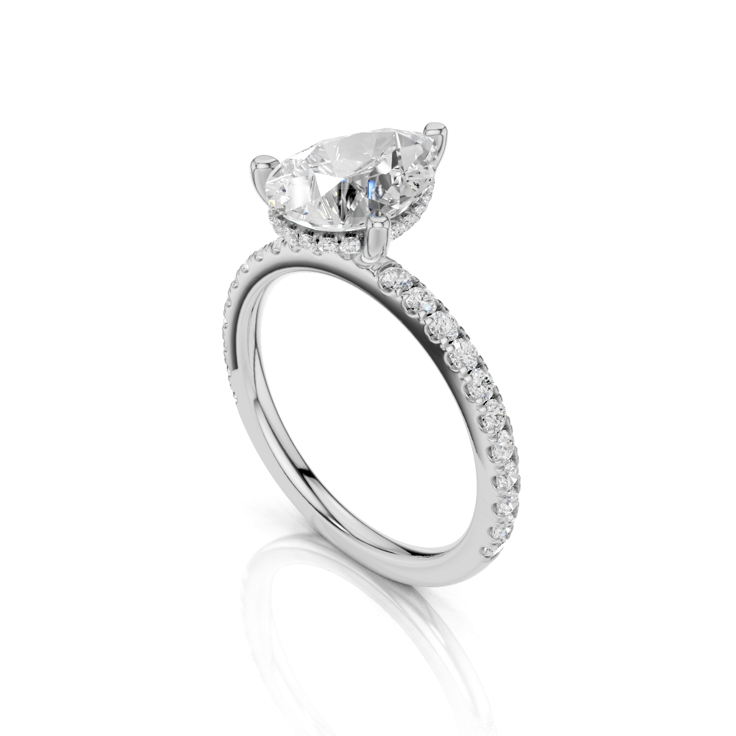 CHLOE - Tropfen Ring - Lab Grown - Darbin Jewelry