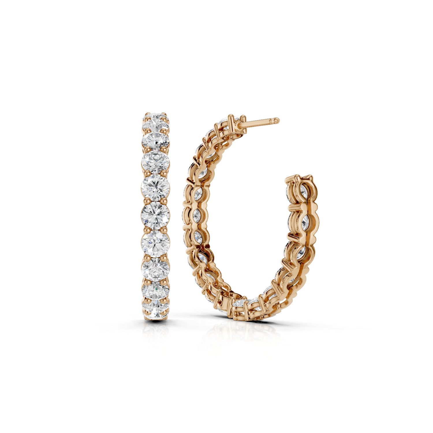 Creolen - Lab Grown E00230 - Darbin Jewelry