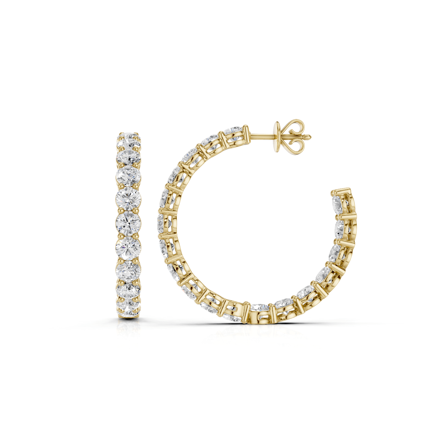 Creolen - Lab Grown E00230 - Darbin Jewelry