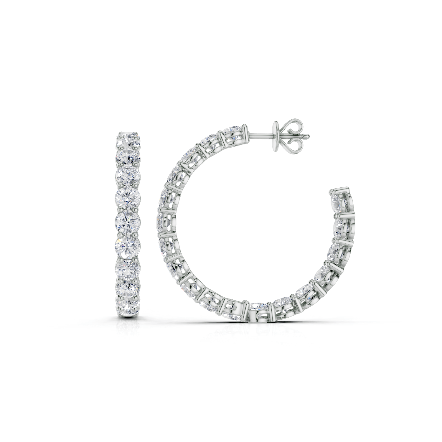 Creolen - Lab Grown E00230 - Darbin Jewelry