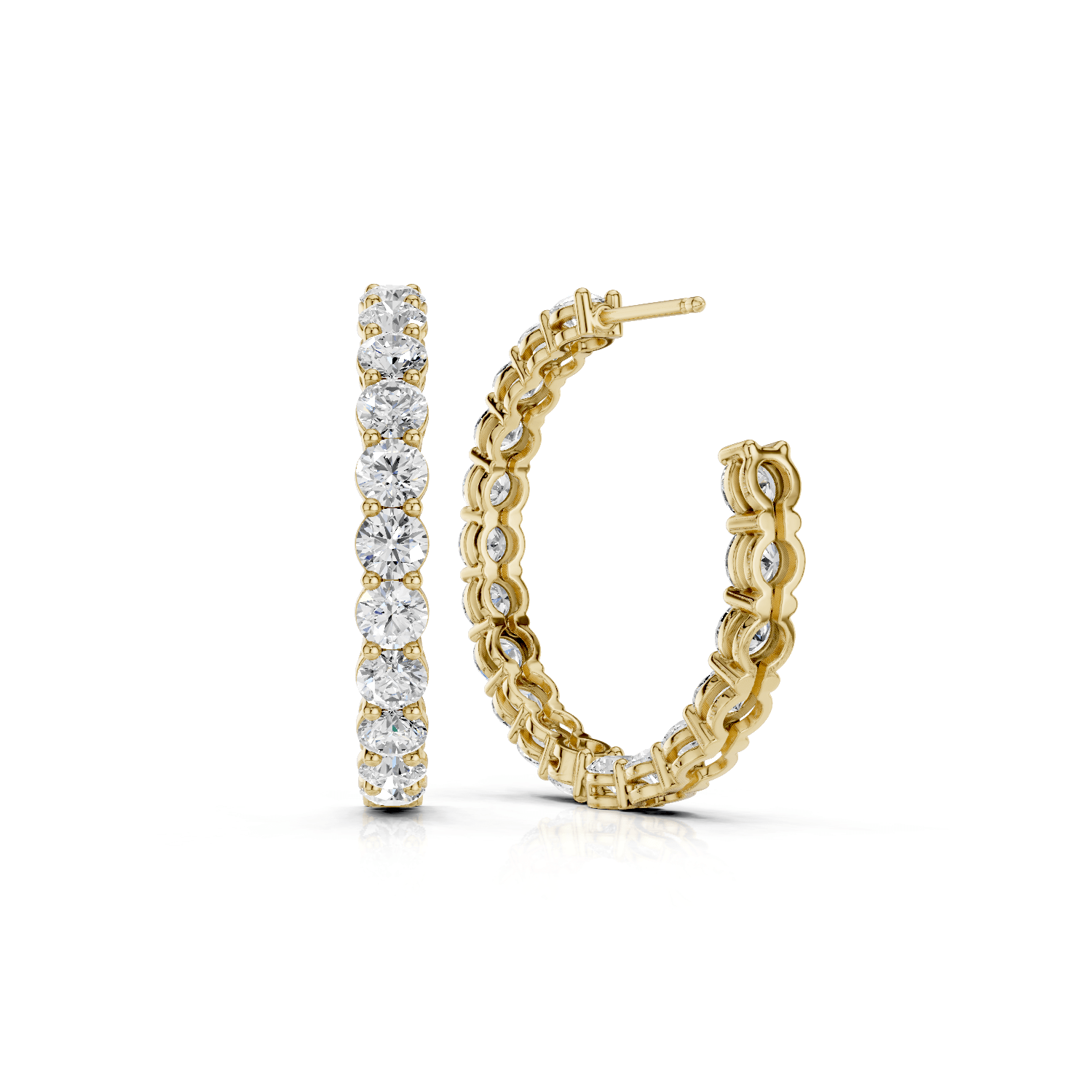 Creolen - Lab Grown E00230 - Darbin Jewelry