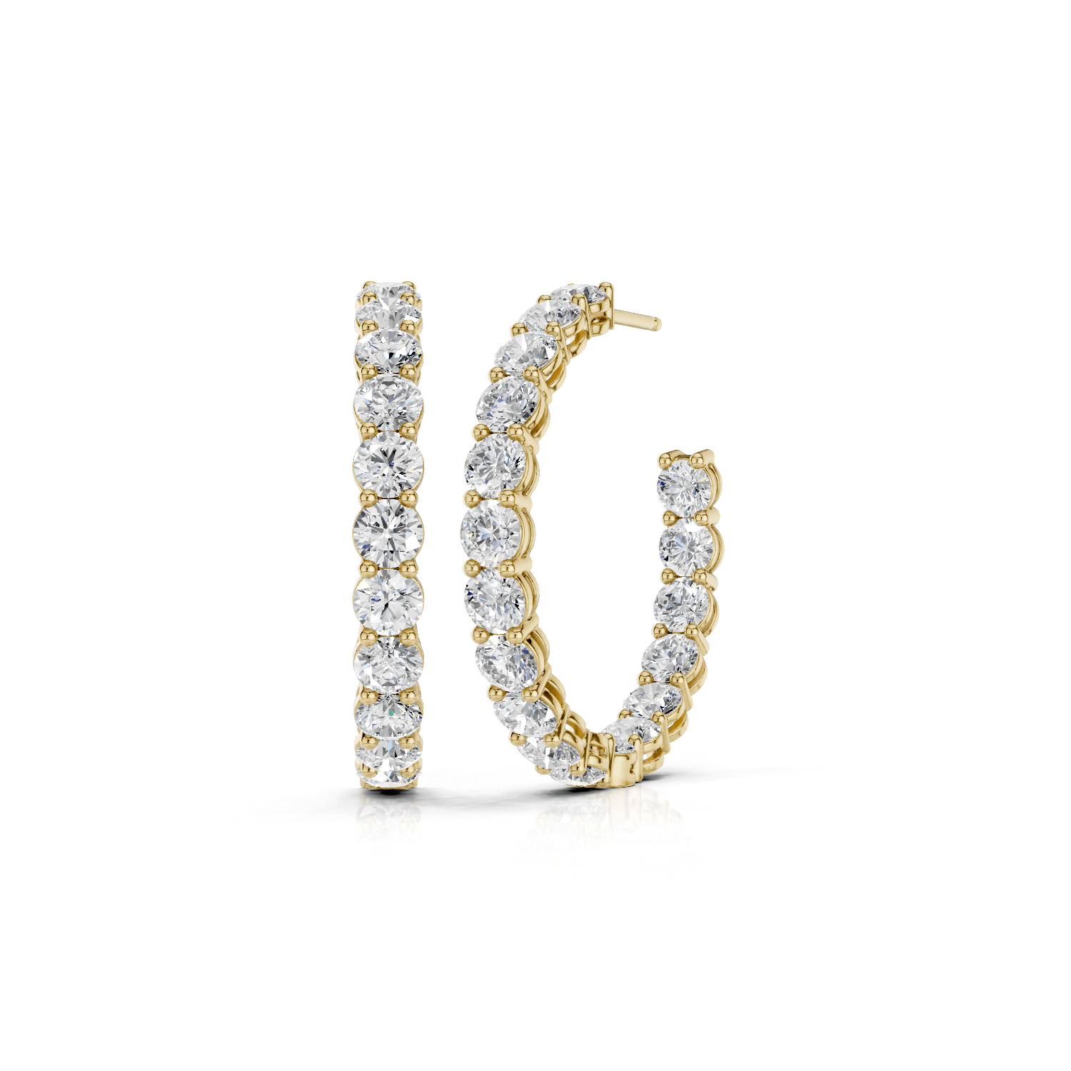 Creolen - Lab Grown E00230 - Darbin Jewelry