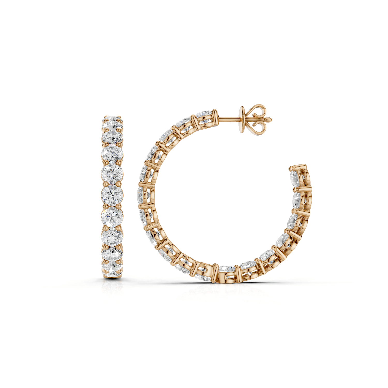 Creolen - Lab Grown E00230 - Darbin Jewelry