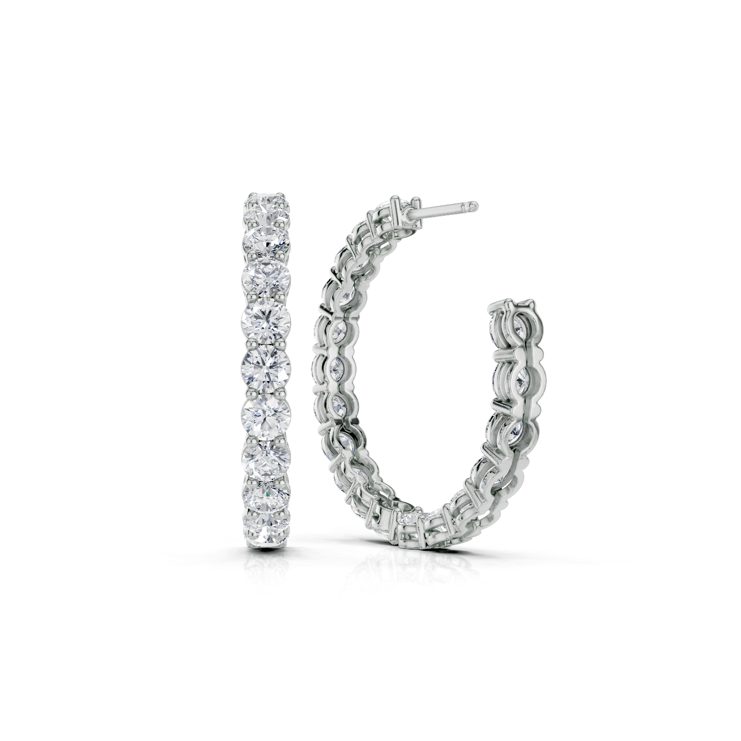 Creolen - Lab Grown E00230 - Darbin Jewelry