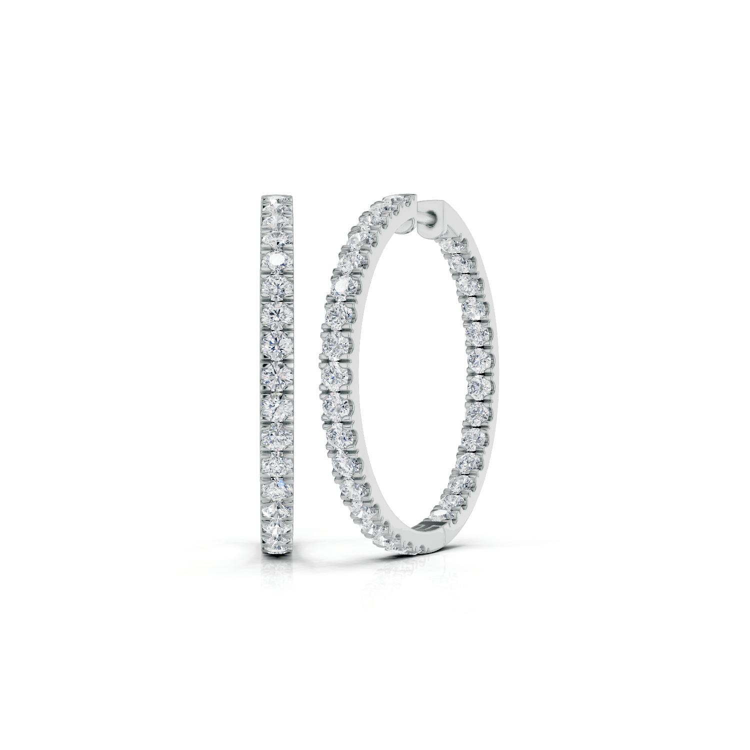 Creolen - Lab Grown E00976 - Darbin Jewelry