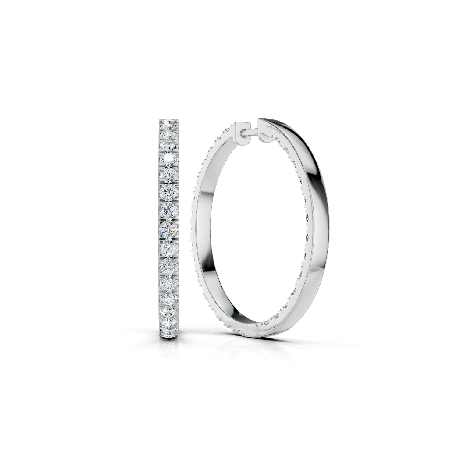 Creolen - Lab Grown E00976 - Darbin Jewelry