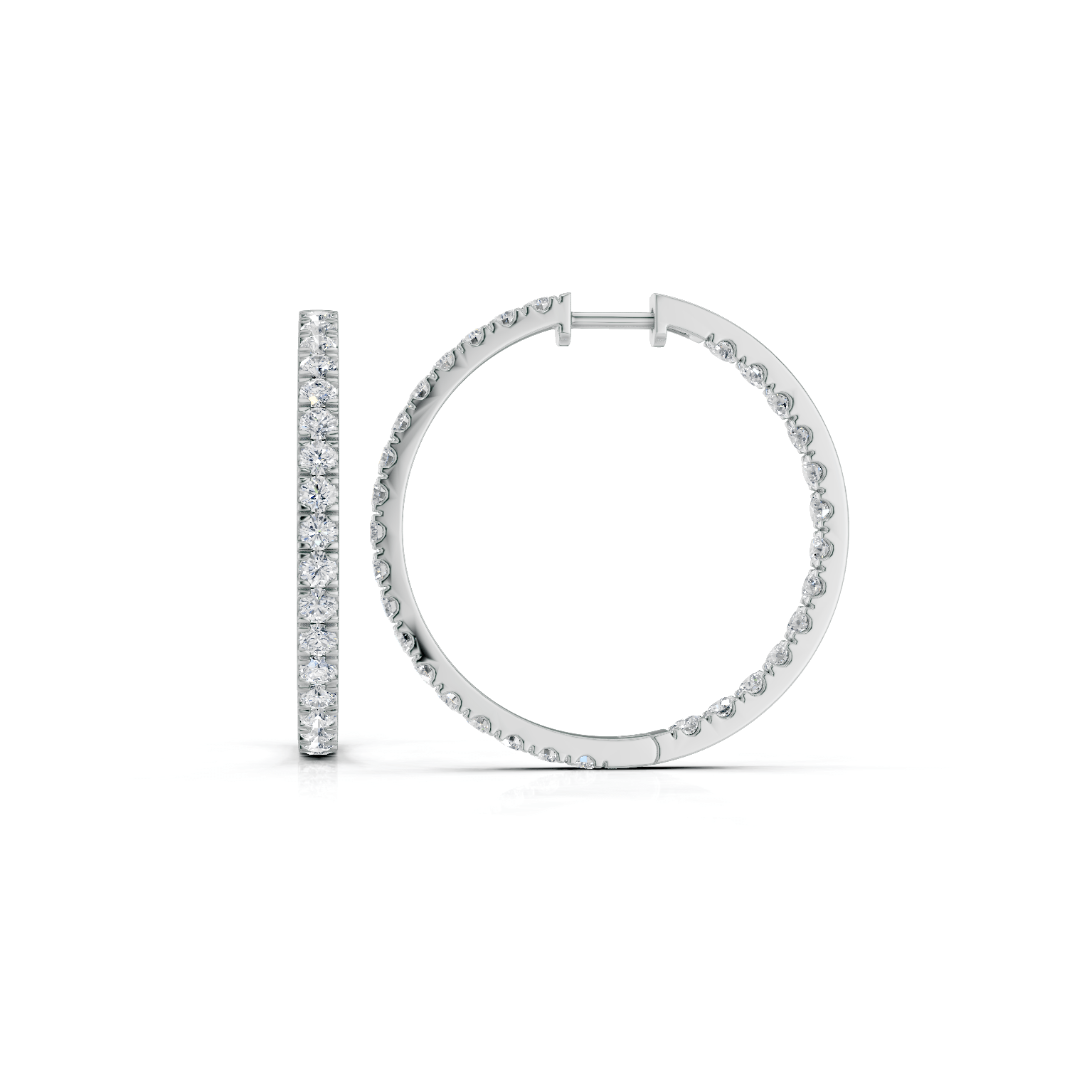 Creolen - Lab Grown E00976 - Darbin Jewelry