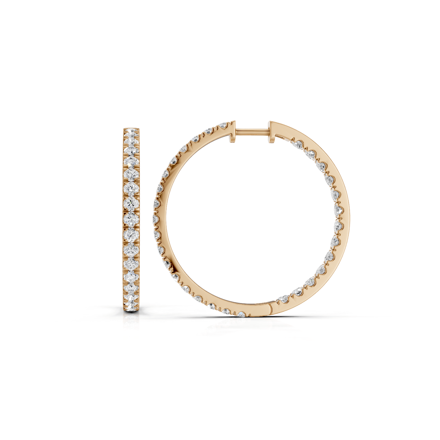 Creolen - Lab Grown E00976 - Darbin Jewelry