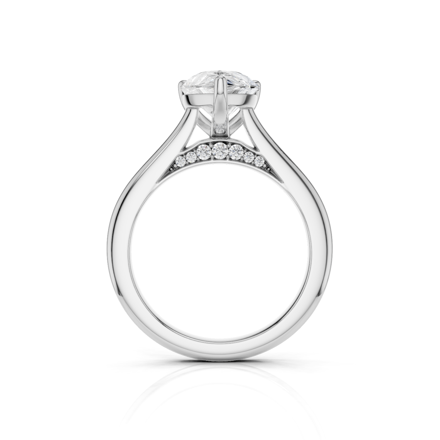 FINJA - Tropfen Ring - Lab Grown - Darbin Jewelry