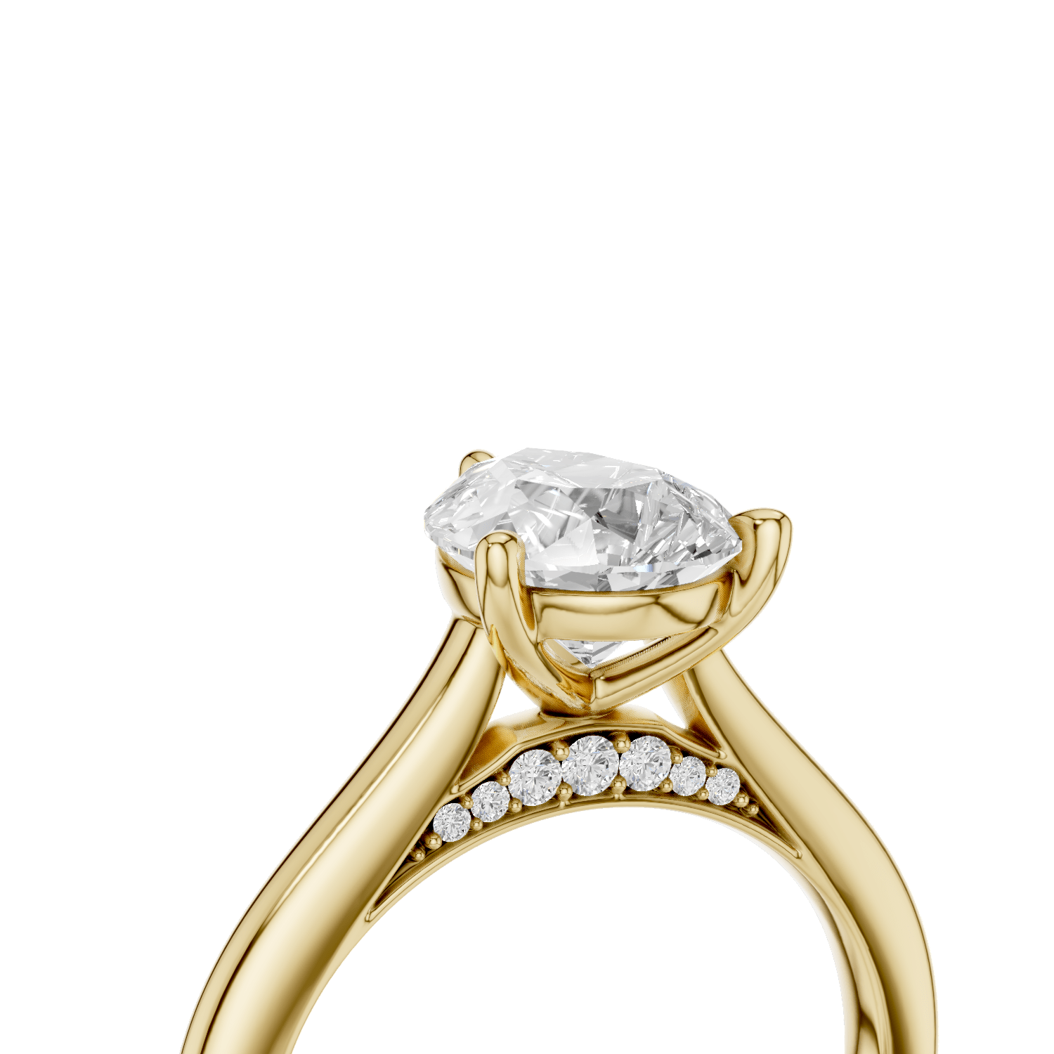 FINJA - Tropfen Ring - Lab Grown - Darbin Jewelry