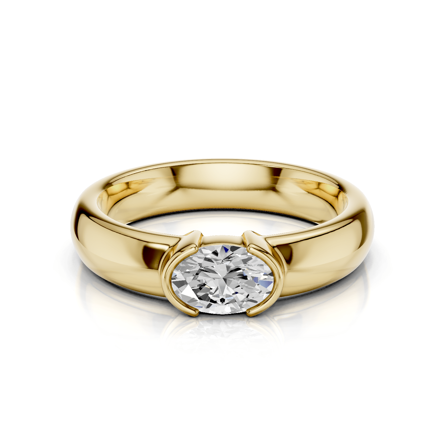 FIONA - Oval - Lab Grown - Darbin Jewelry