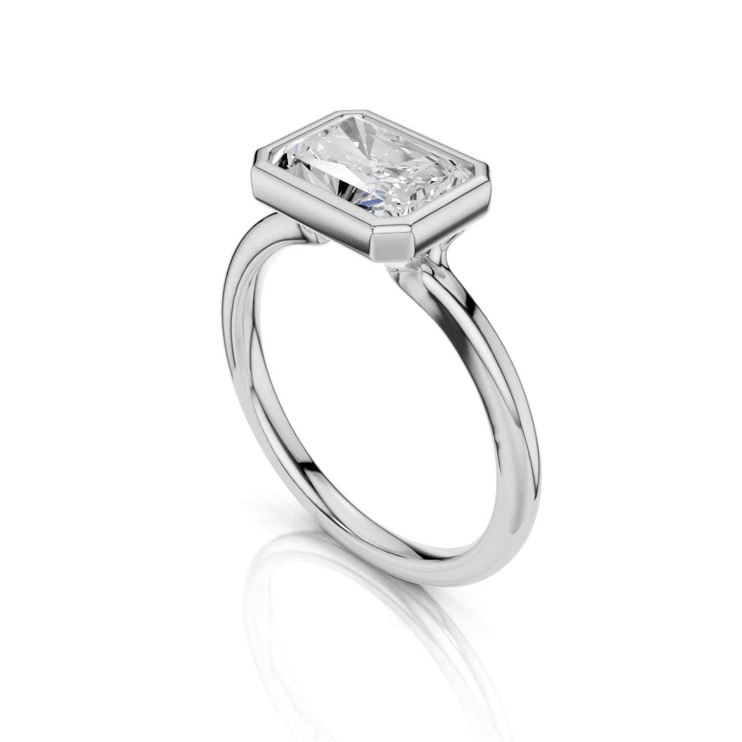 ISA - Radiant Ring - Lab Grown - Darbin Jewelry