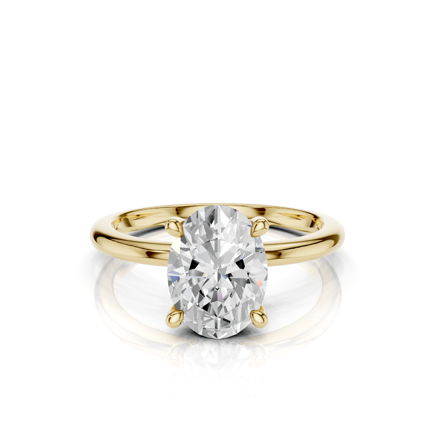 JULIA - Solitaire Ring - Lab Grown - Darbin Jewelry