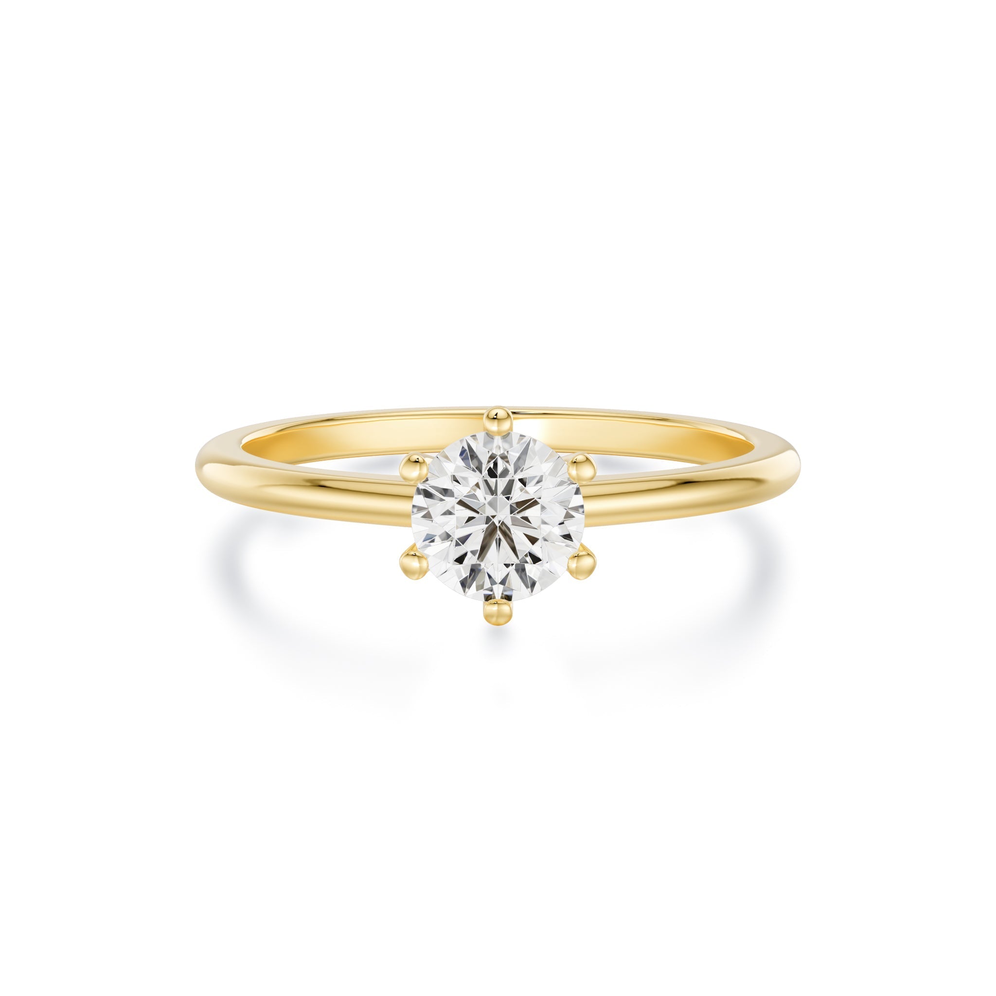 LARA Solitaire Ring - Darbin Jewelry