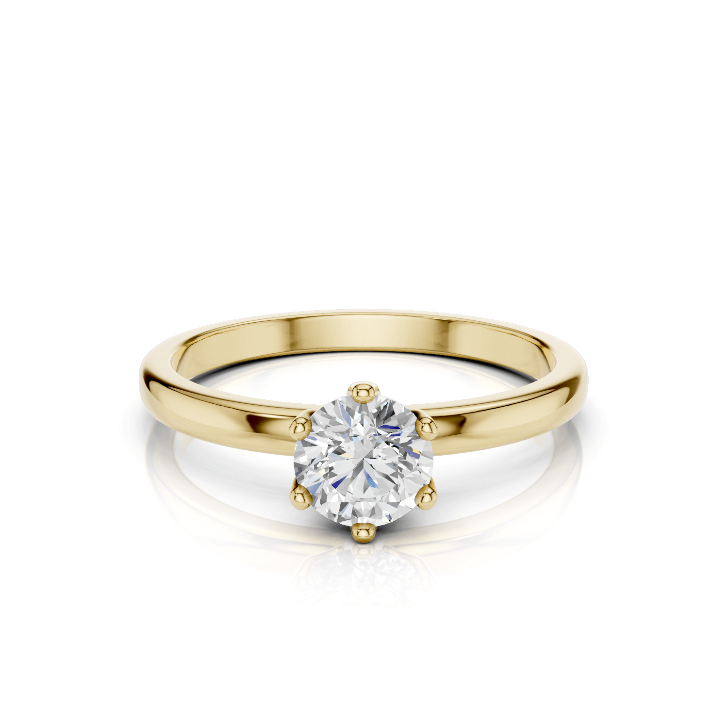 LILLY Solitaire Ring - Lab Grown - Darbin Jewelry