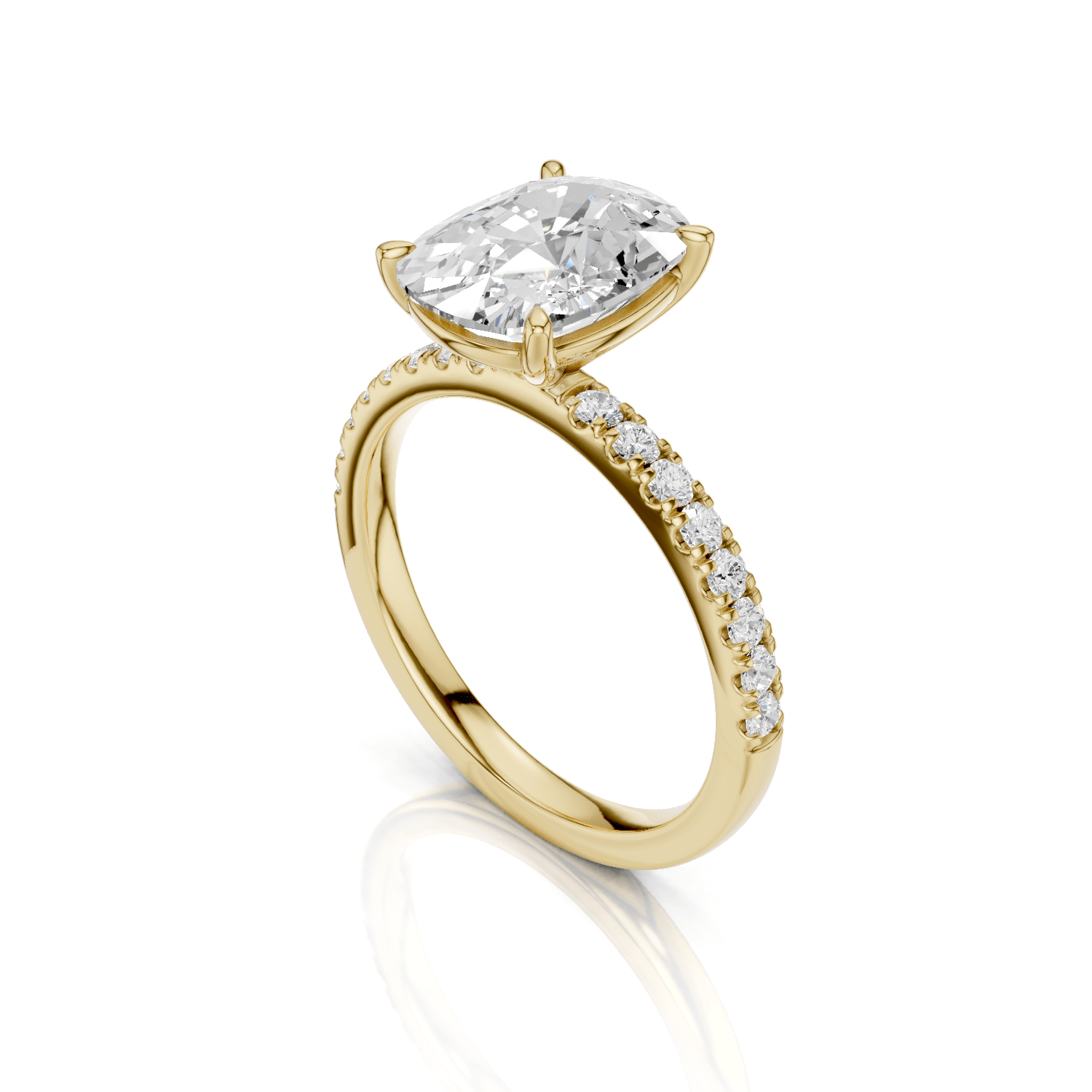 MEGAN - Cushio Ring - Lab Grown - Darbin Jewelry