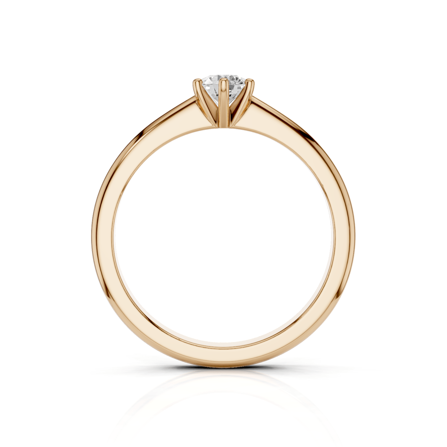 MINA - Solitaire Ring - Lab Grown - Darbin Jewelry