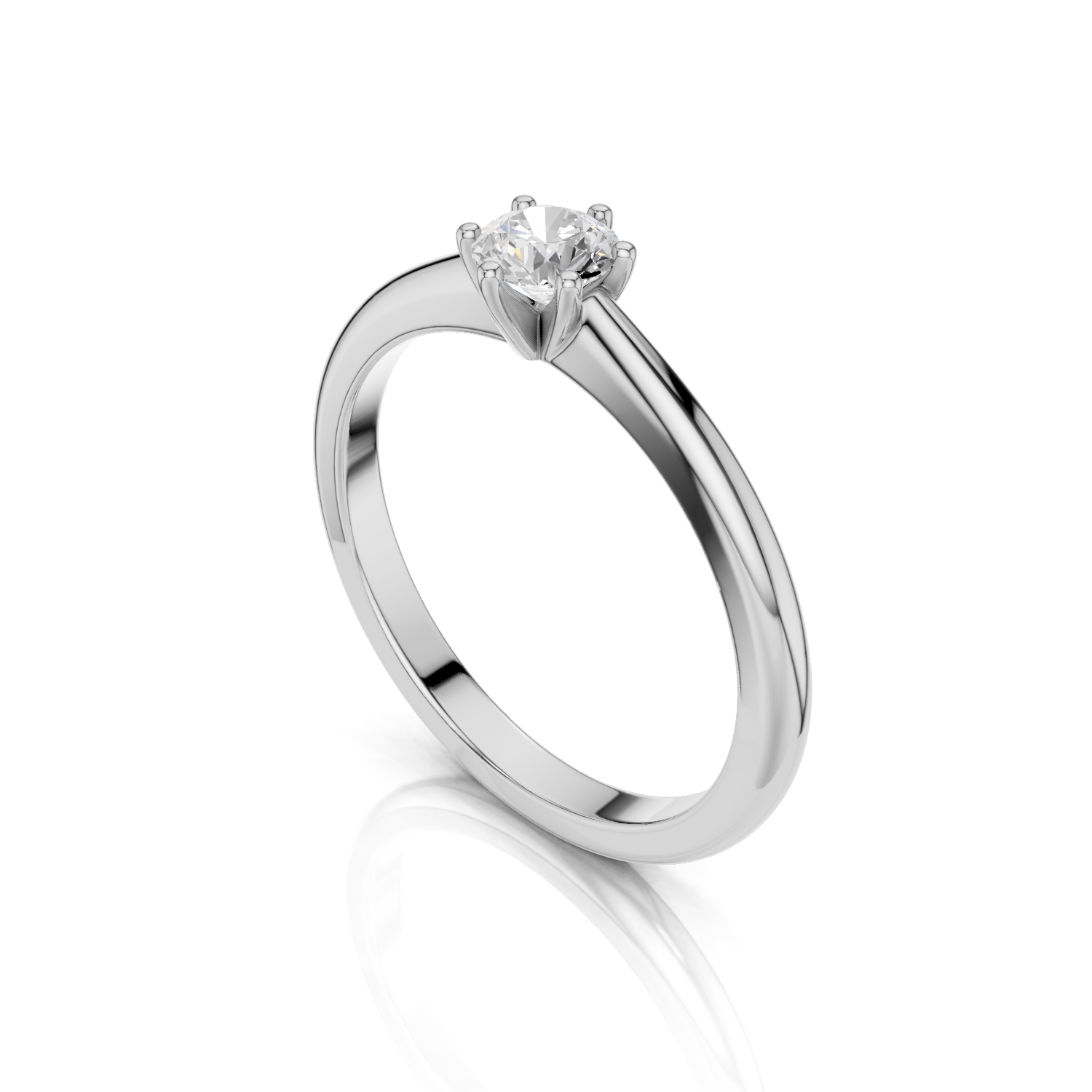 MINA - Solitaire Ring - Lab Grown - Darbin Jewelry