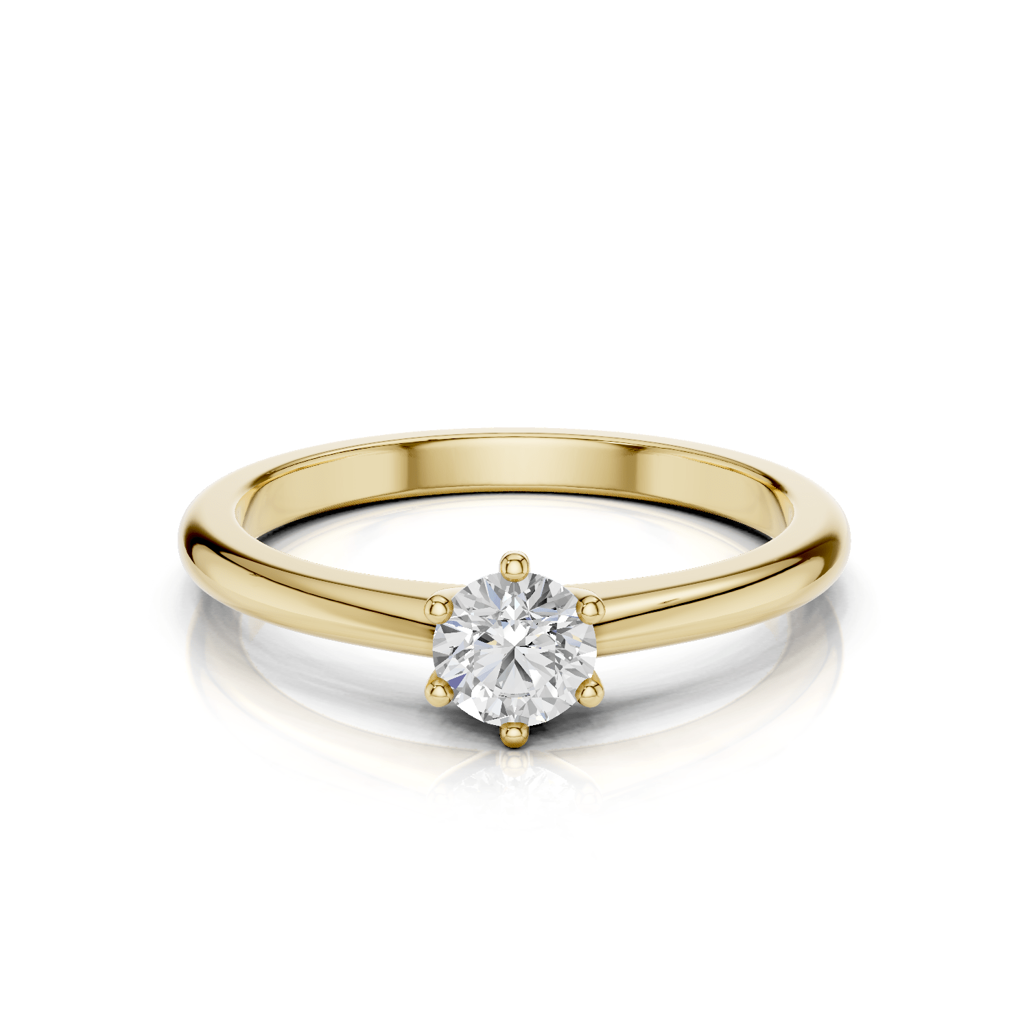MINA - Solitaire Ring - Lab Grown - Darbin Jewelry