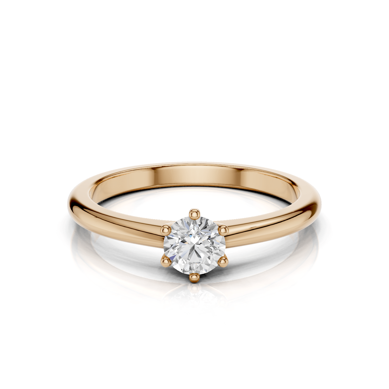 MINA - Solitaire Ring - Lab Grown - Darbin Jewelry