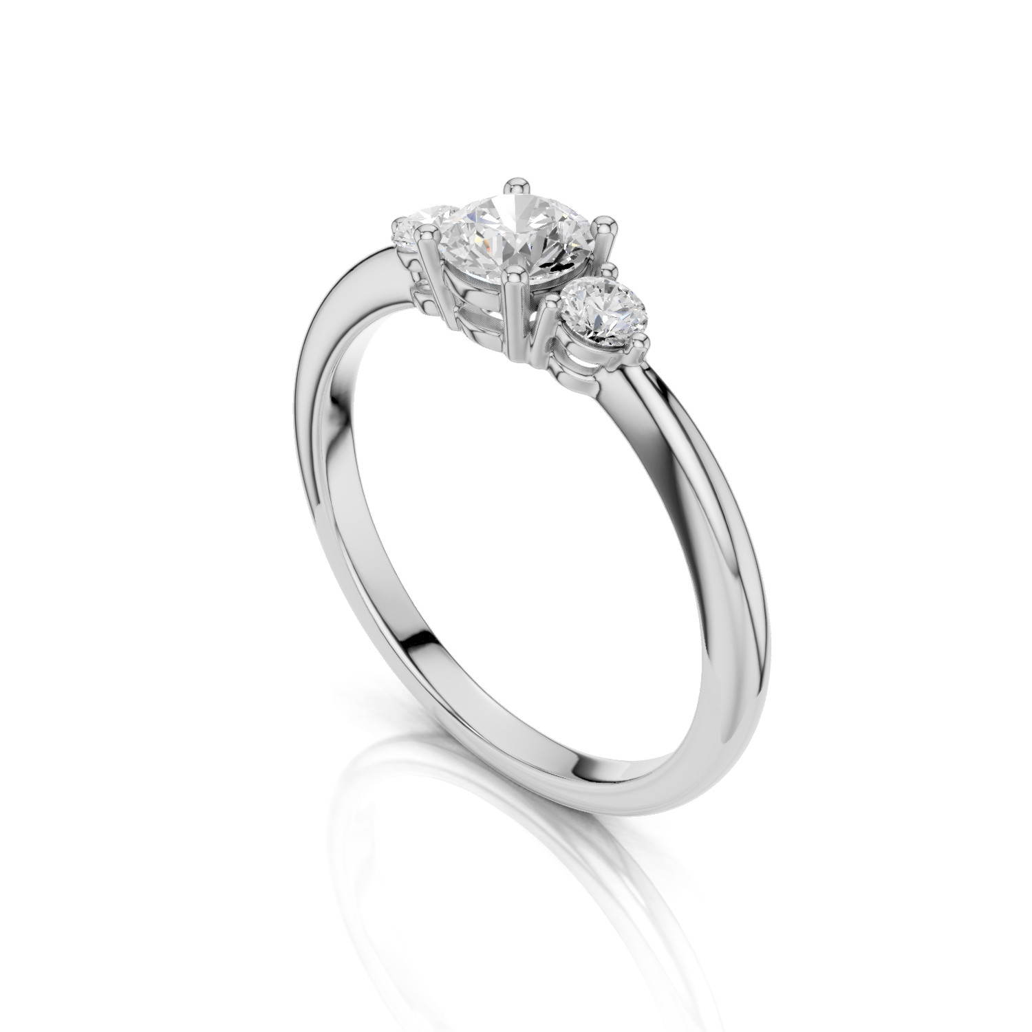 TESSA - Trilogie Ring - Lab Grown - Darbin Jewelry